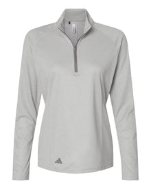 adidas Women's Space Dyed Quarter-Zip Pullover