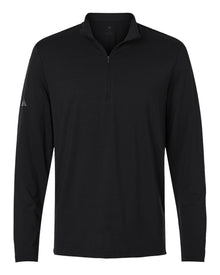 adidas Men's Textured Stripe Quarter-Zip Pullover