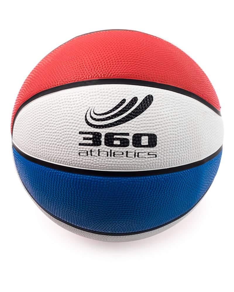 360 Game Rubber Basketball Tri Color Size 5