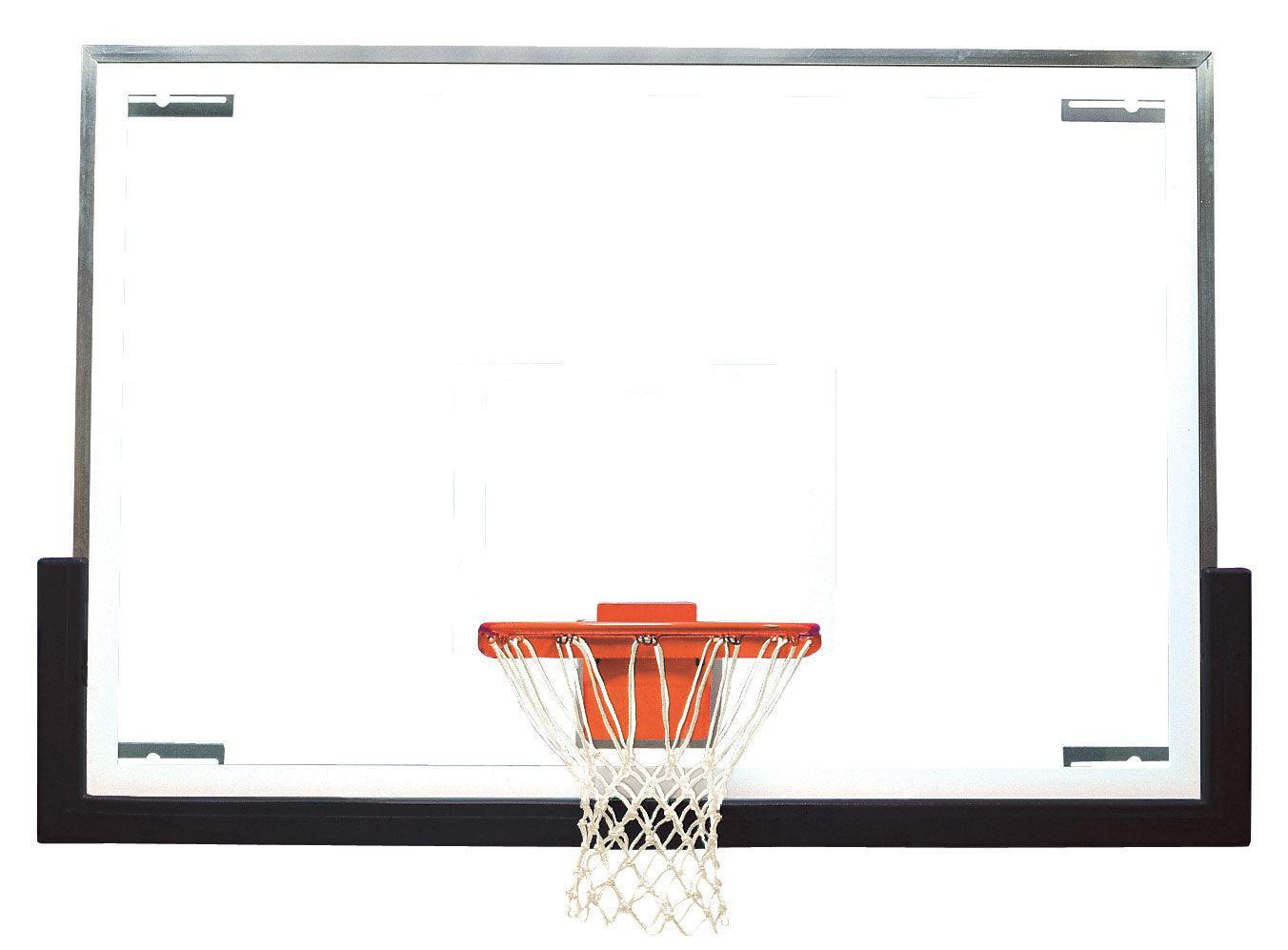 Bison 48″ x 72″ Tall Unbreakable “XL” Glass Competition Conversion Backboard