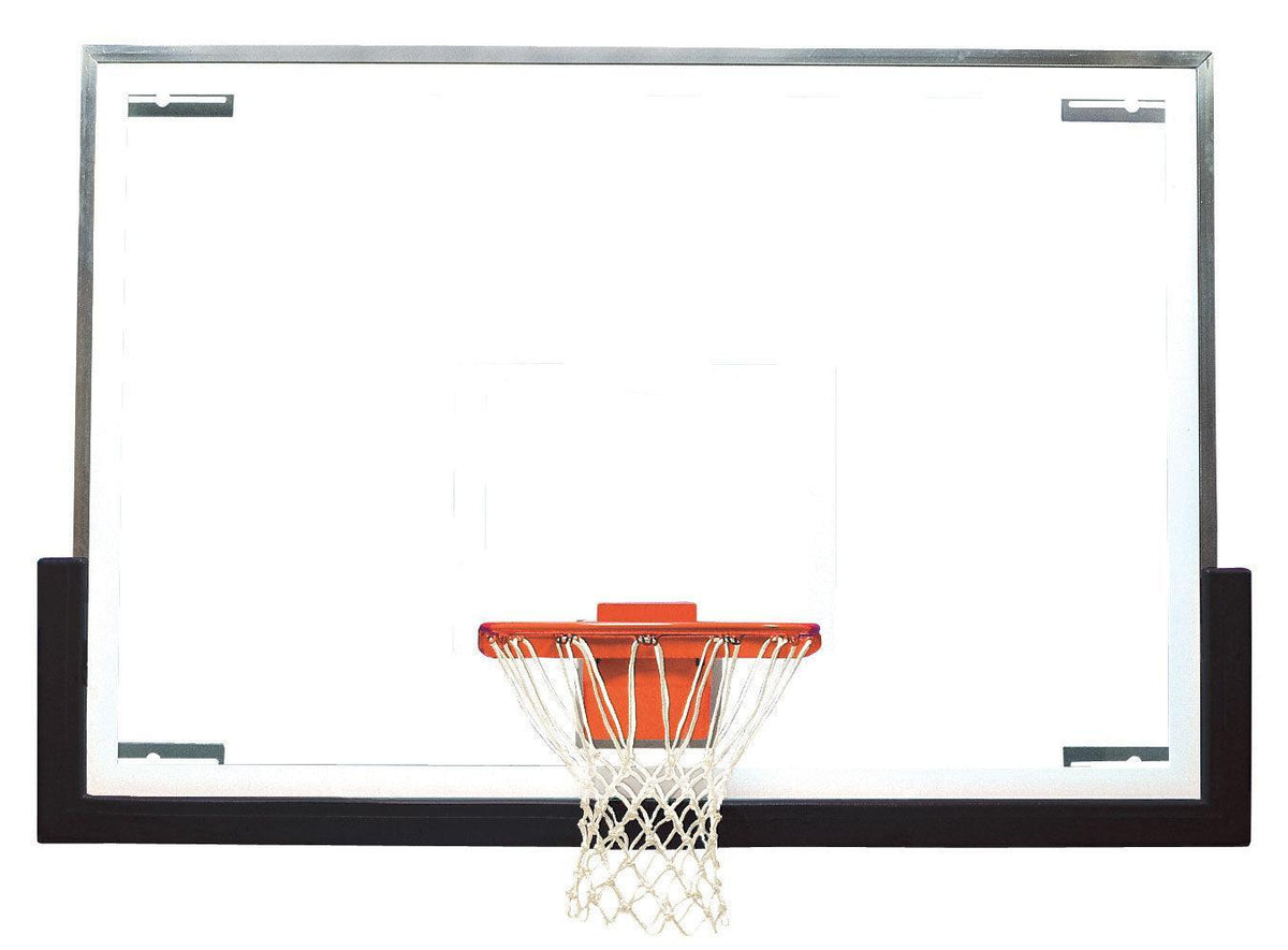 Bison 48? x 72? Unbreakable Tall Glass Backboard - Clear