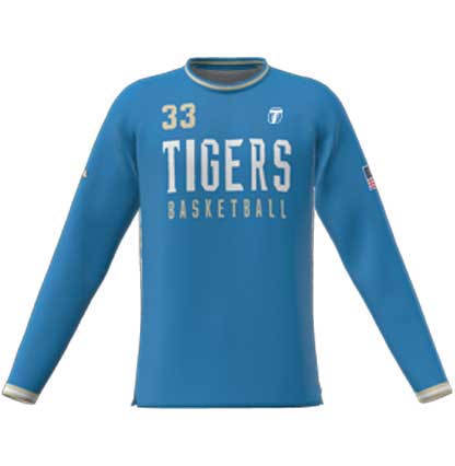 OneTEAM Custom EXPRESS CORE Long Sleeve Crew Neck Tee - Men/Youth