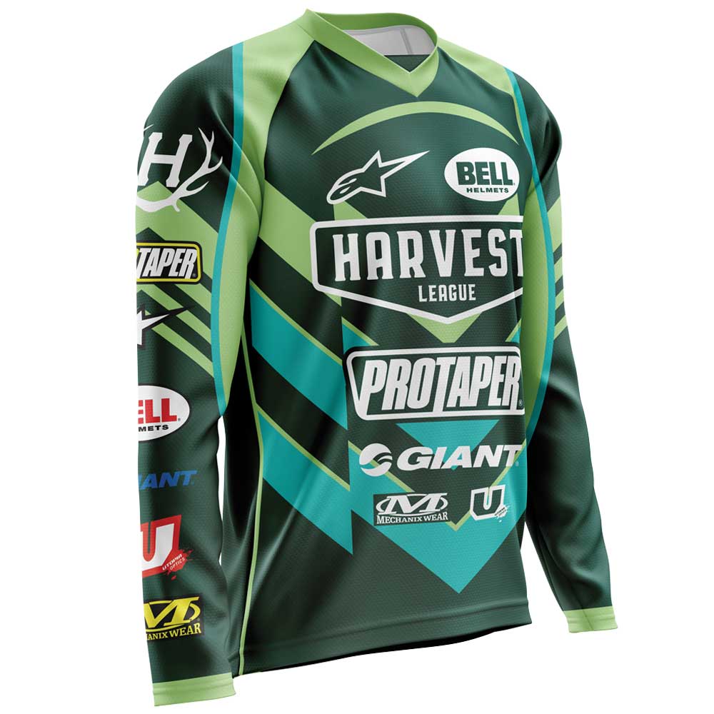 OneTEAM Custom SELECT Long Sleeve Bike Jersey - Men/Youth
