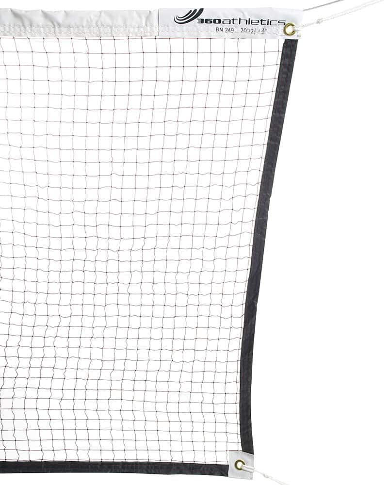 360 Badminton Tournament Net w/ Rope Top and Bottom - 20' x 2.5'