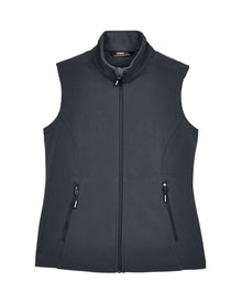 Core365 Women's Cruise Two-Layer Fleece Bonded Soft Shell Vest