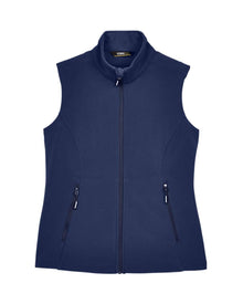 Core365 Women's Cruise Two-Layer Fleece Bonded Soft Shell Vest