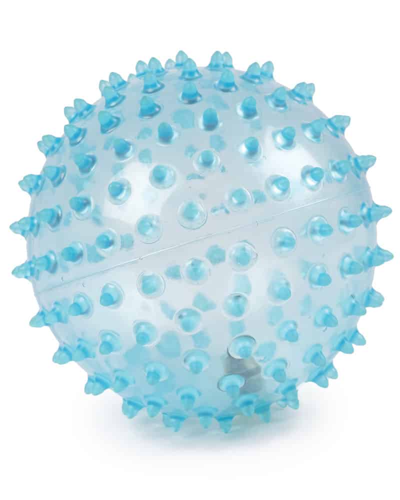 360 Crystal Spikey Ball Blue 6"