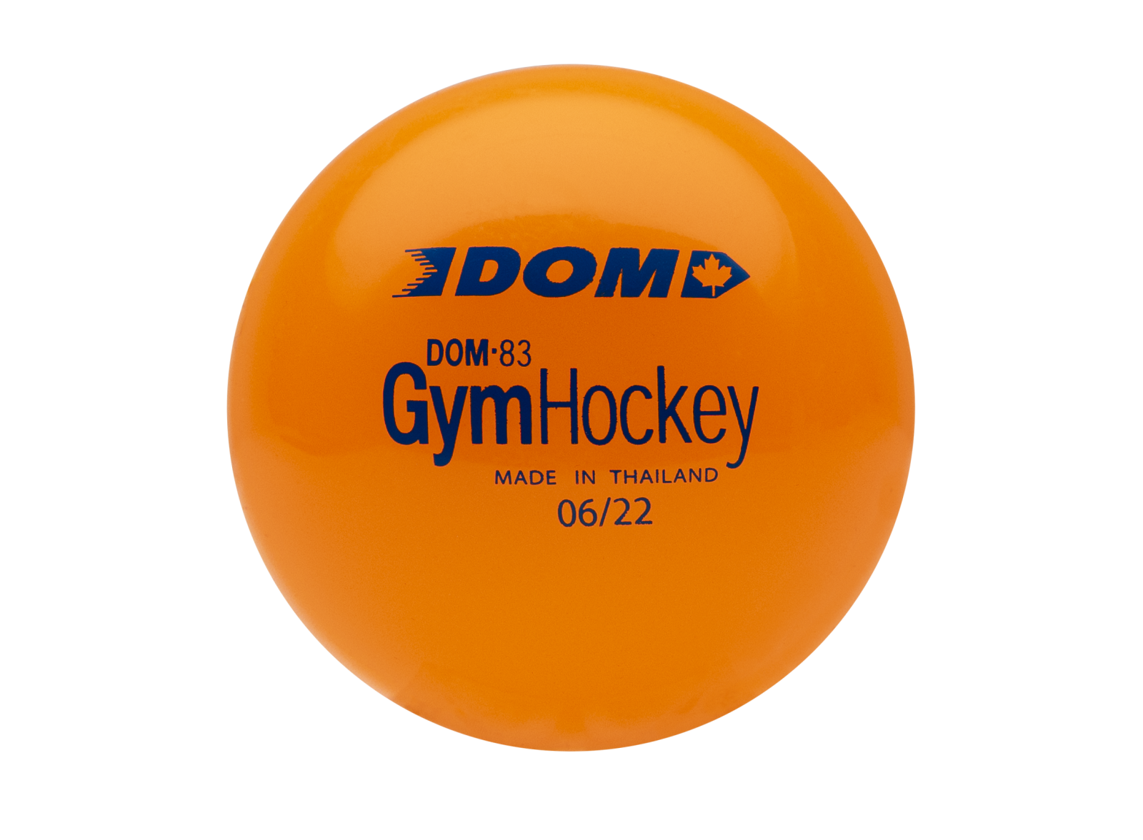 DOM Gym Hockey Ball - Floor Hockey - Orange
