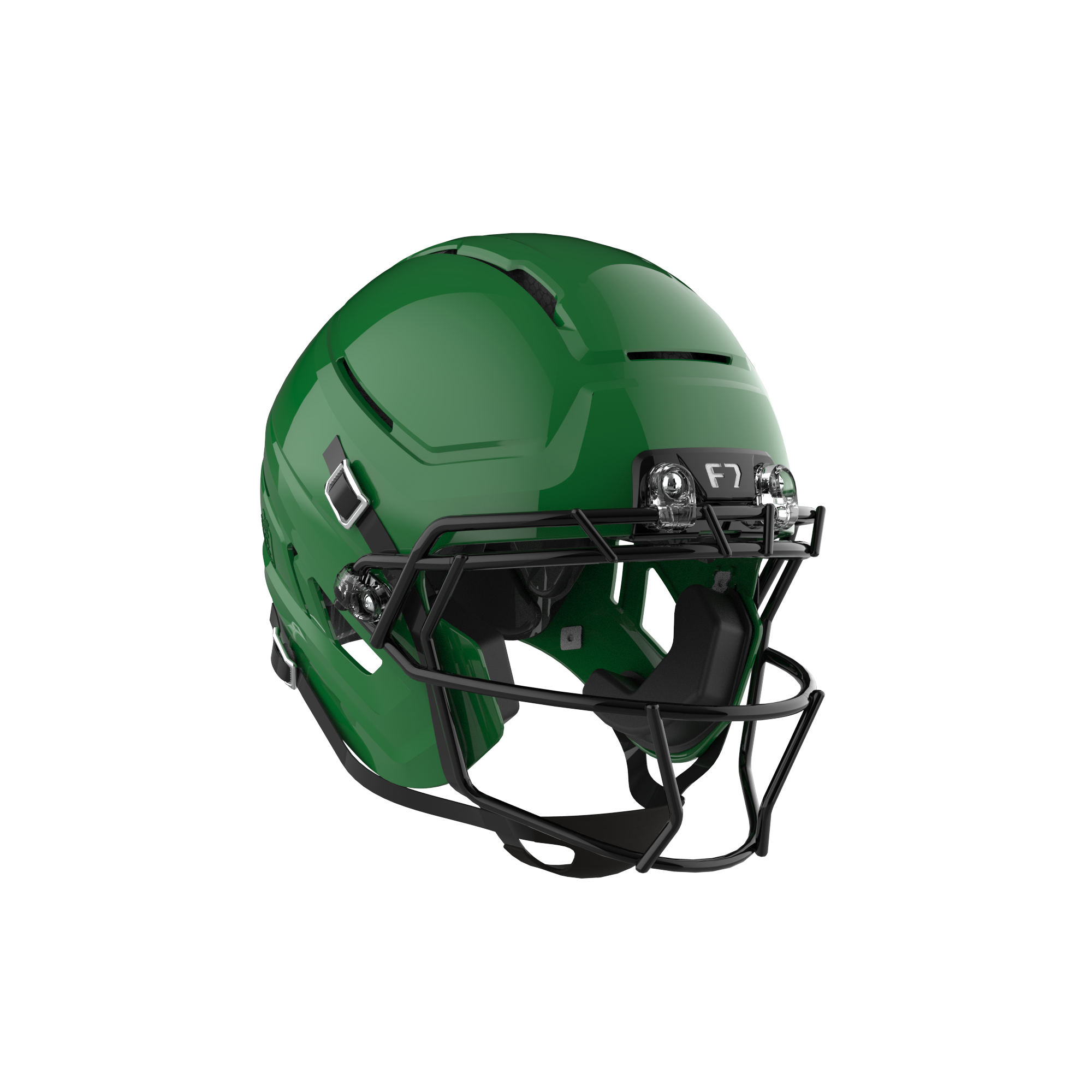 Schutt F7 AiR Football Helmet w/ attached carbon steel guard and std hardware