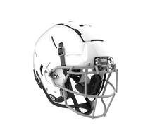 Schutt Youth F7 LX1 Football Helmet with Attached Carbon Steel Faceguard