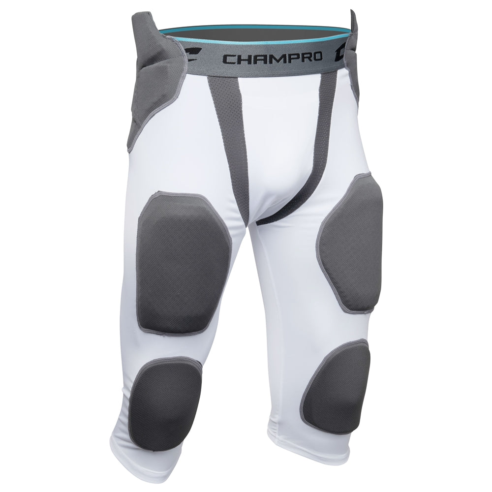 Champro Tri-Flex 7-Pad Integrated Girdle - White