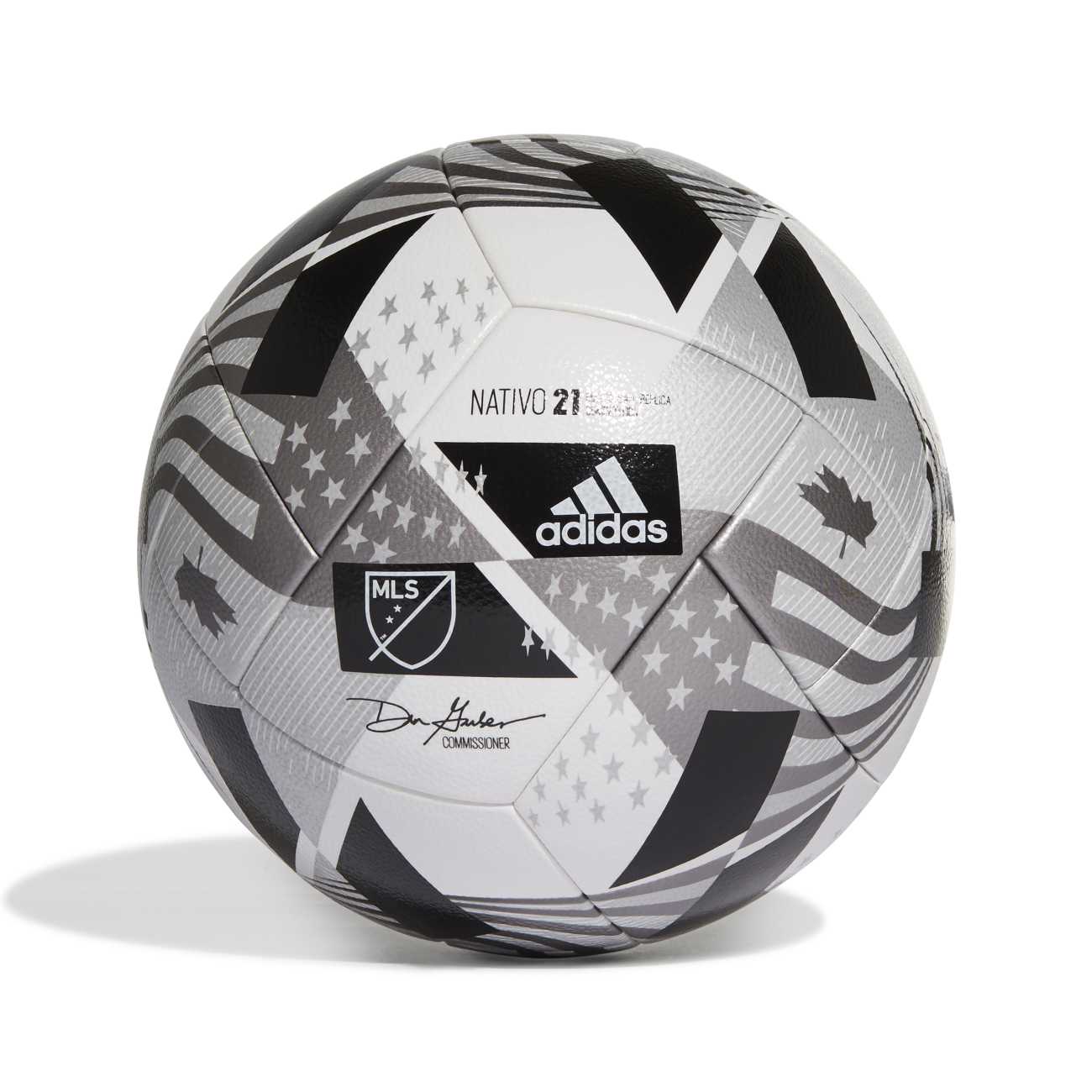 adidas 2025 MLS Competition NFHS Ball - White/Green/Solar Blue/Glory Blue