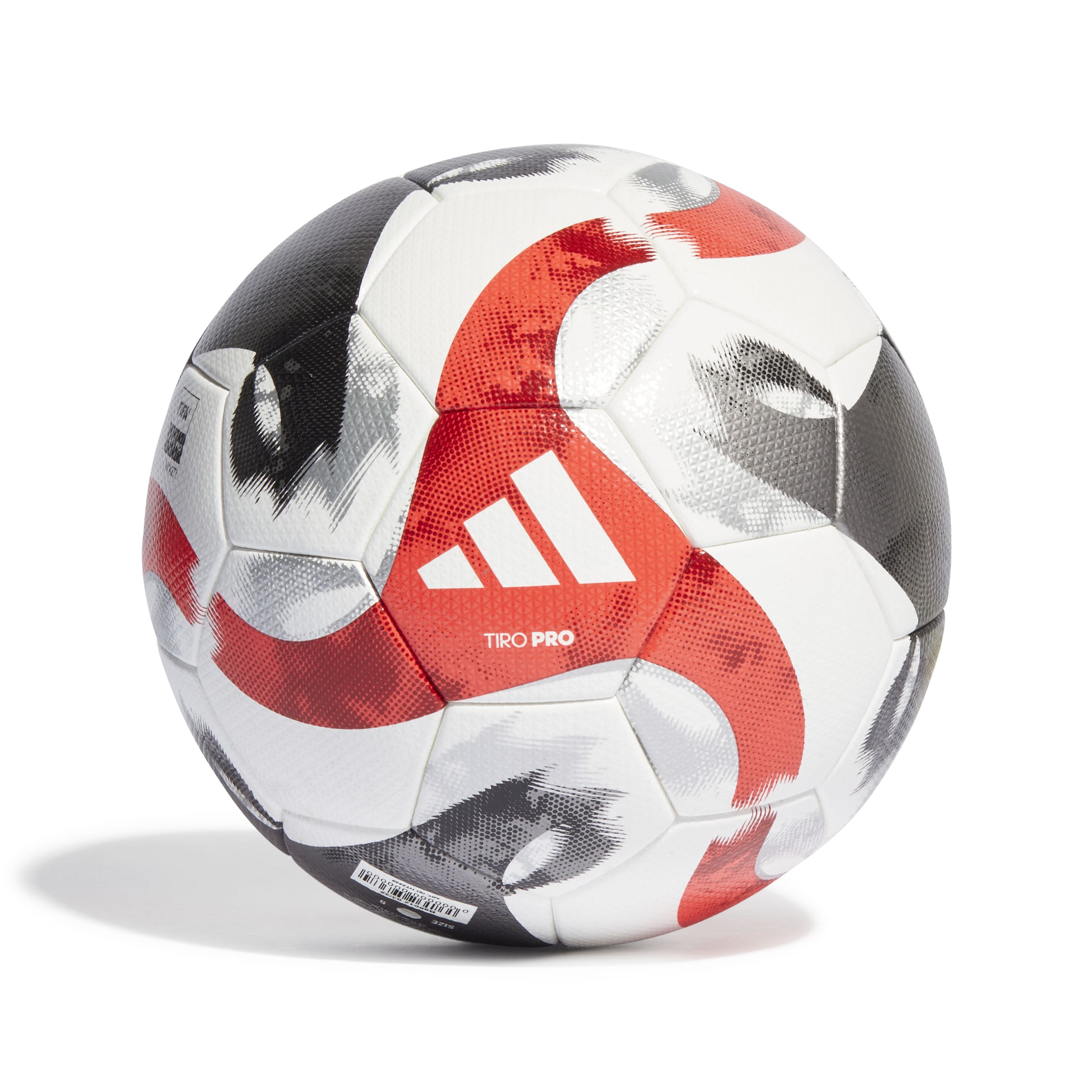 adidas Tiro Pro Ball - White/Black/Iron/Power Red - 5