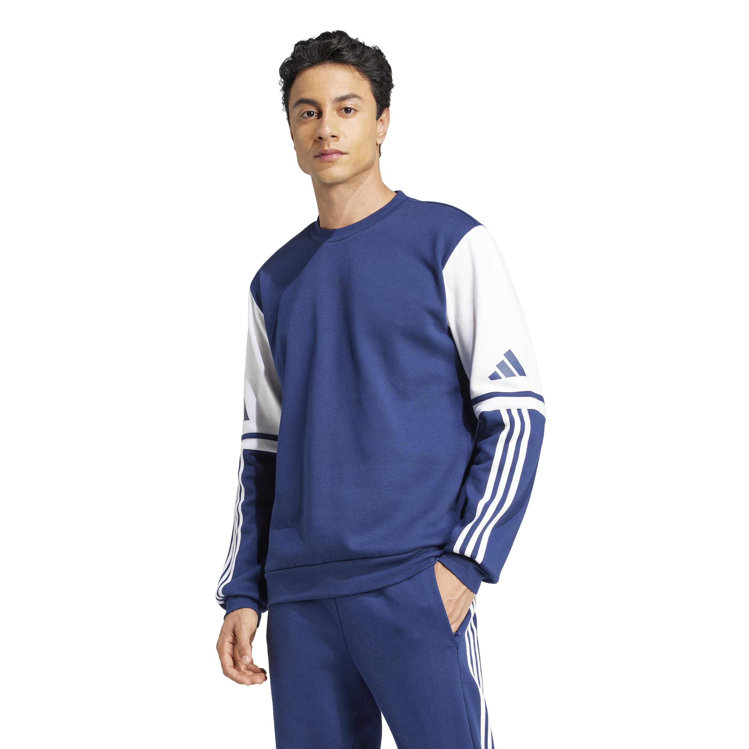 adidas Squadra 25 Crew - Team Navy Blue/White