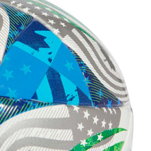 adidas 2025 MLS Mini Ball - White/Green/Glory Blue/Solar Blue