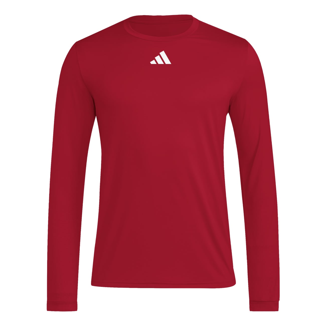 adidas Mens Long Sleeve Pregame Badge of Sport Tee