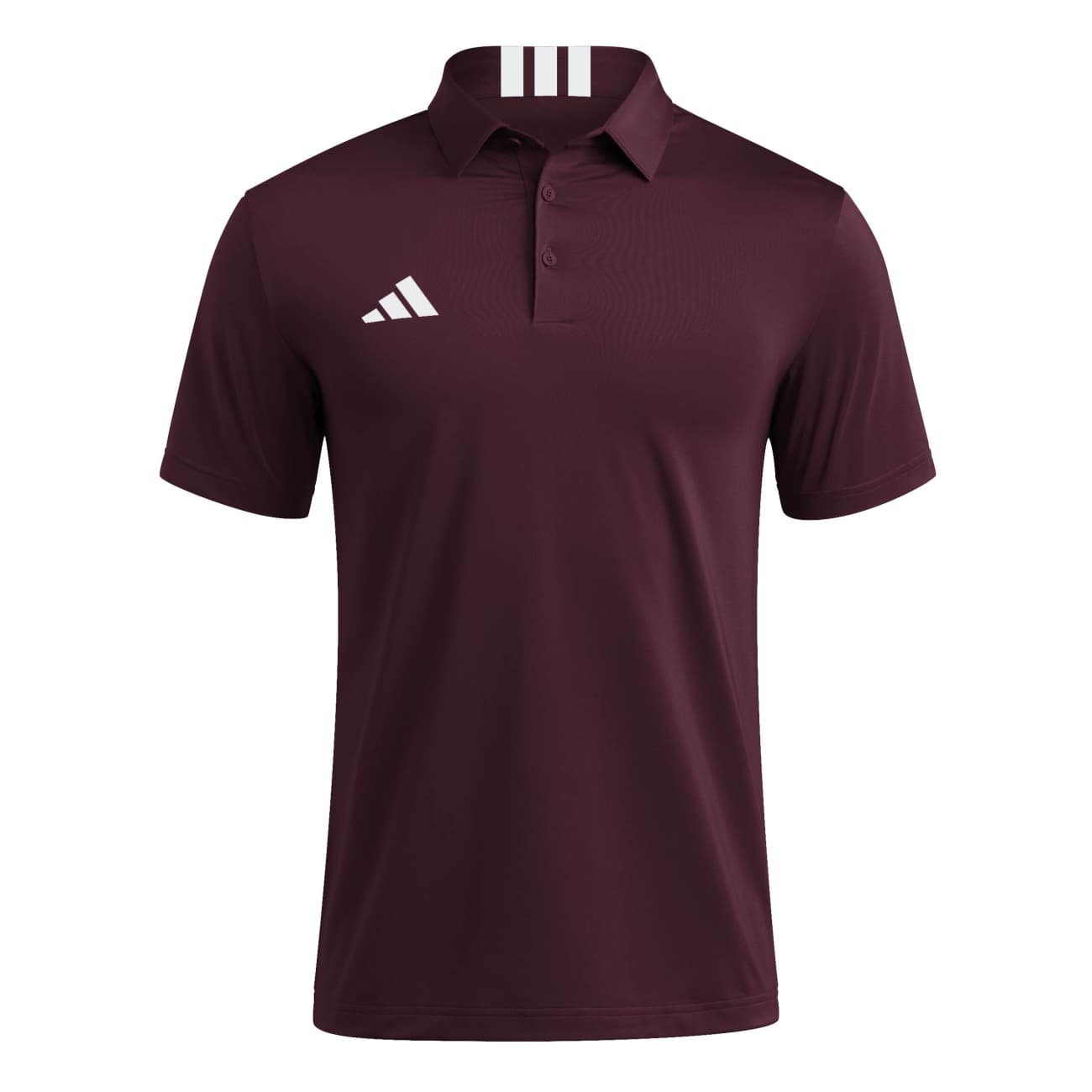 adidas Short Sleeve 3-Stripes Golf Polo