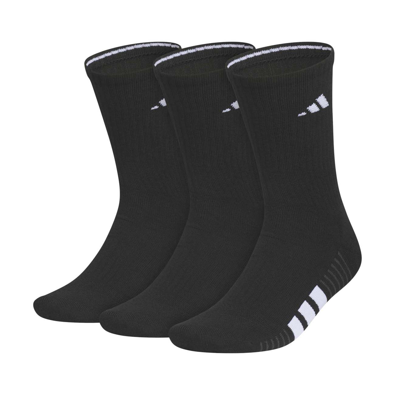 adidas M Cushioned 4.0 3-Pack Crew - Black/White/Carbon