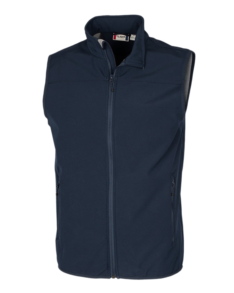 Clique Trail Stretch Softshell Full Zip Mens Vest