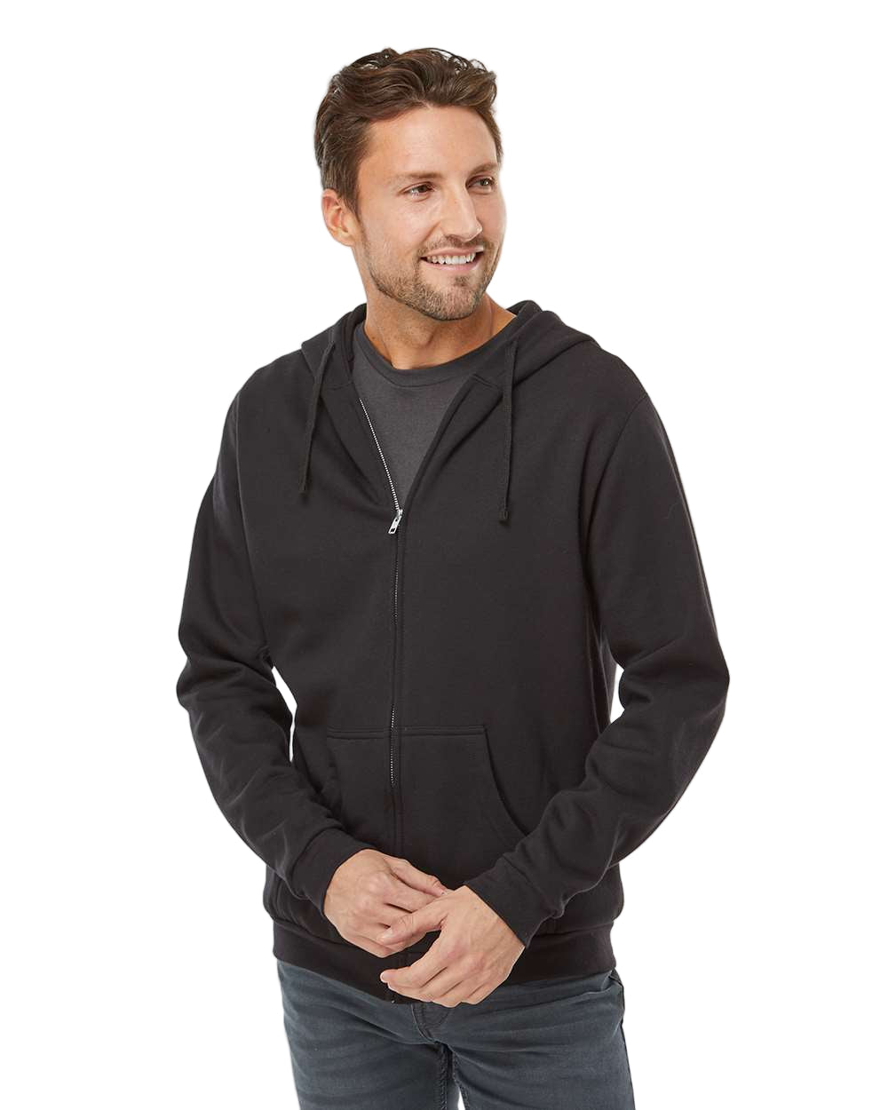 M&O Unisex Zipper Fleece Hoodie
