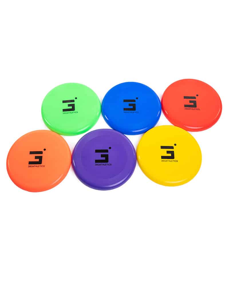 360 Plastic Flying Disc Set