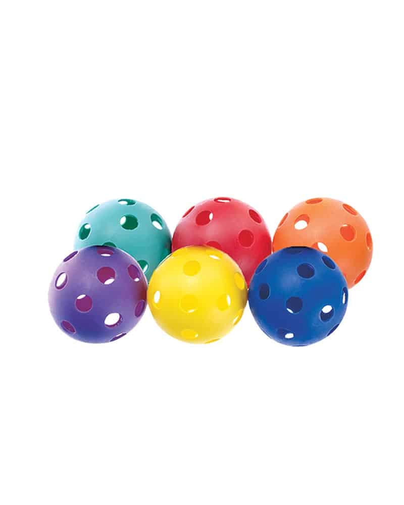 360 4" Whiffle Ball Set Of 6 - Rainbow