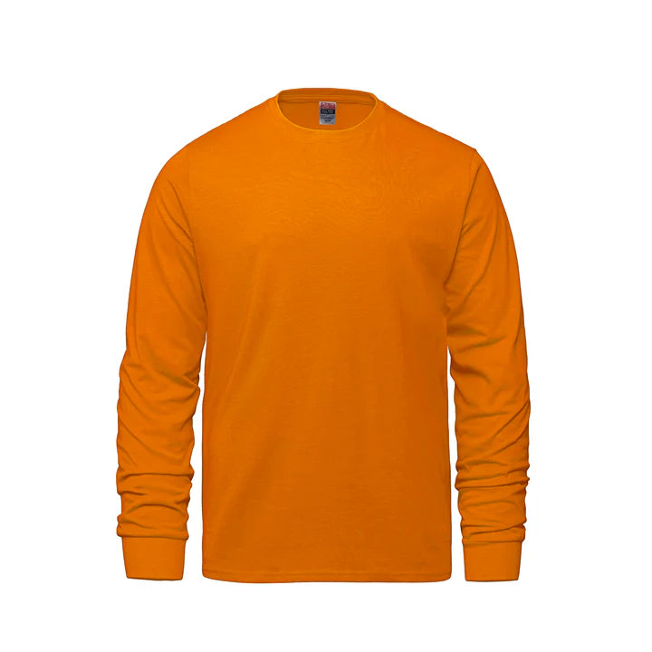 24/7 Breeze Men's Long Sleeve Crewneck Ring Spun Tee