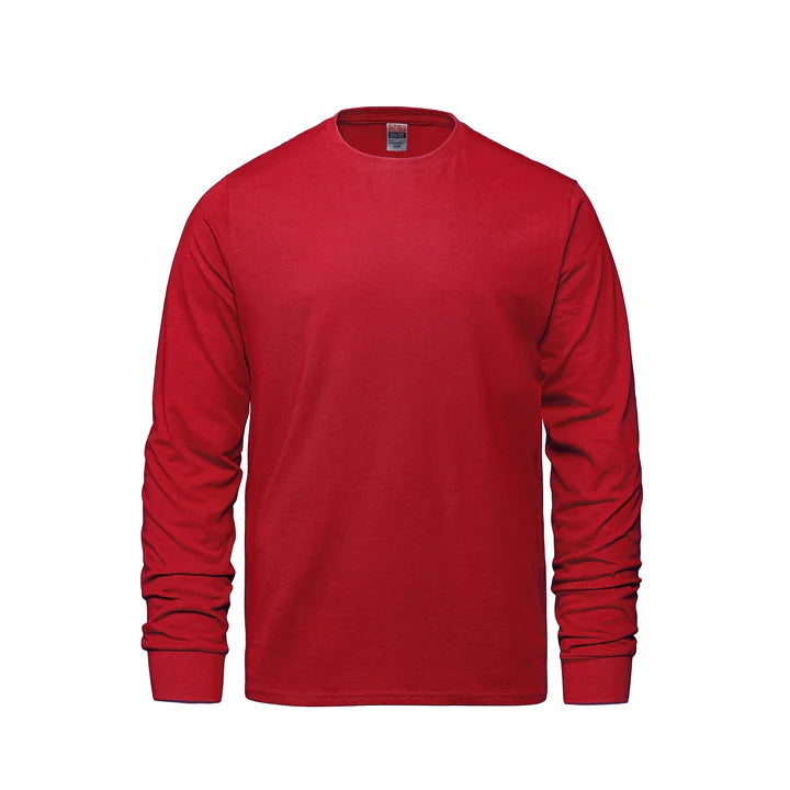 24/7 Breeze Men's Long Sleeve Crewneck Ring Spun Tee