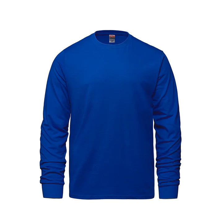 24/7 Breeze Men's Long Sleeve Crewneck Ring Spun Tee