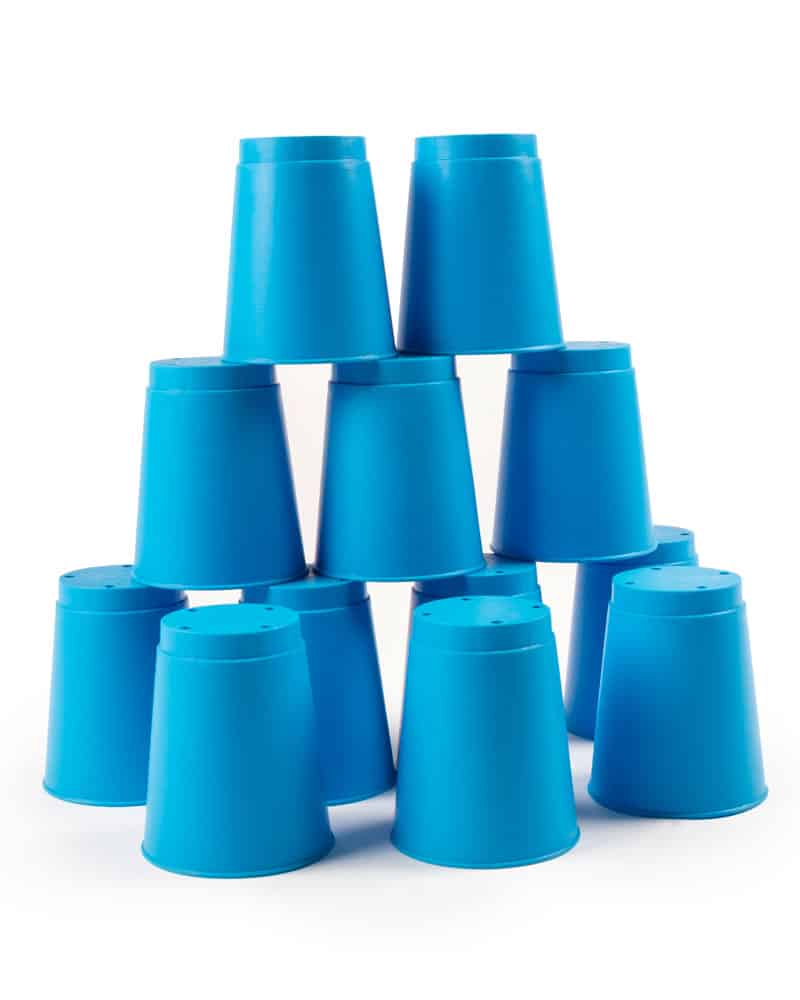 360 Stacking Cup Blue – Set of 12