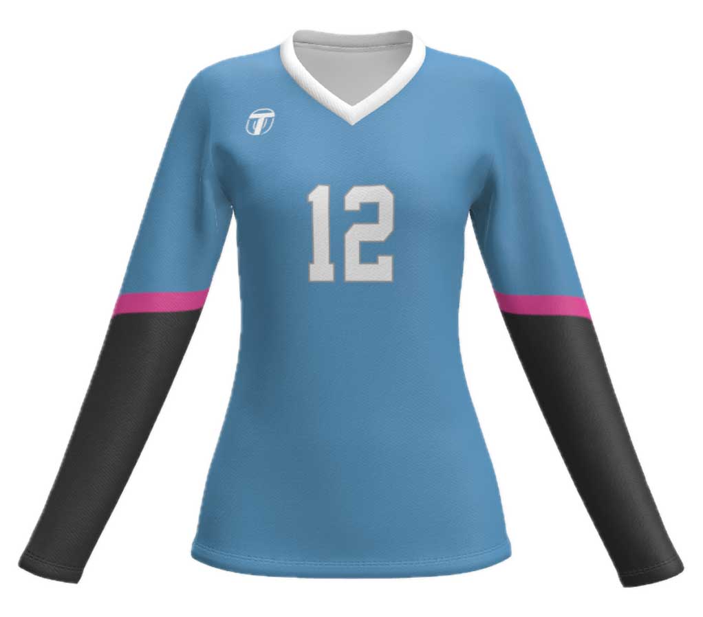 OneTEAM Custom EXPRESS PRO 2.0 Long Sleeve Volleyball Jersey - Women
