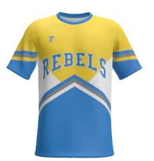 OneTEAM Custom SELECT CHEER Short Sleeve Crew Neck - Men/Youth