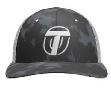OneTEAM Custom PRO Snapback Trucker Mesh Cap - Curved Brim