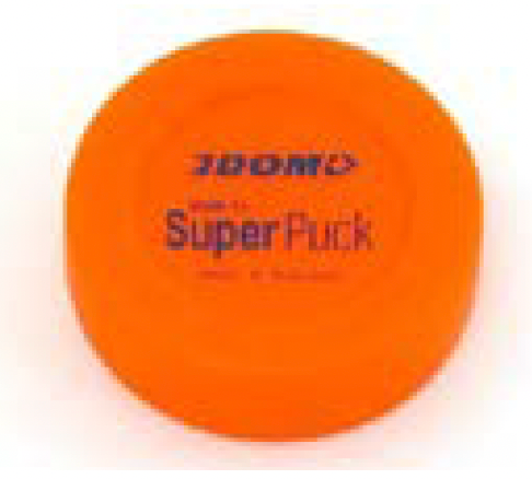 DOM SuperPuck (orange only) - Floor Hockey