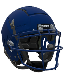 F7 2.0 COLLEGIATE Football Helmet w/ Attached Carbon Steel Guard and Standard Hardware