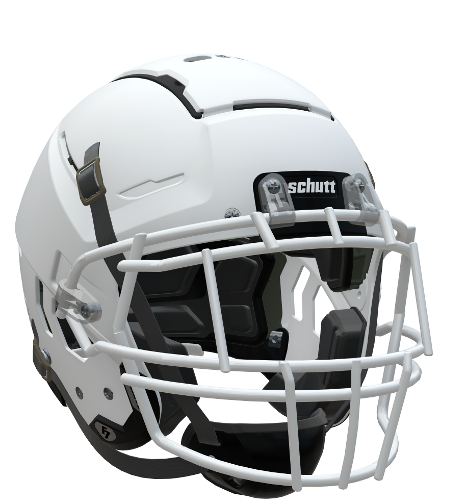f7 helmet accessories F7 2.0 COLLEGIATE Football Helmet w/ Attached Carbon Steel Guard and S – OneTEAM Sports