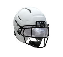 Schutt F7 Pro Football Helmet w/ attached Ti faceguard and 4pt Pro QT and Oakley Clear Switch Visor