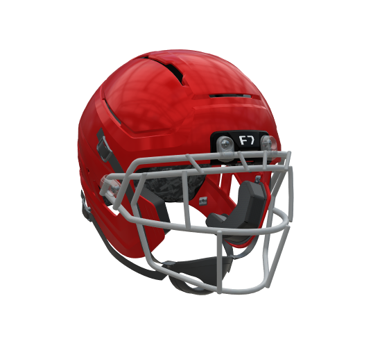 Schutt F7 AiR Youth - CTO Football Helmet with attached Carbon Steel Faceguard