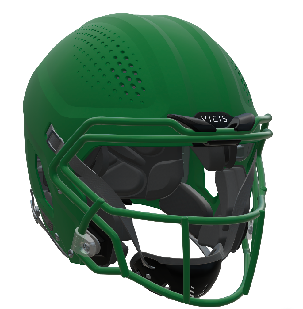 clear shell football helmet uniwatch VICIS ZERO2 Elite Trench Helmet w/ Titanium Guard and Oakley Edge Clea – OneTEAM Sports