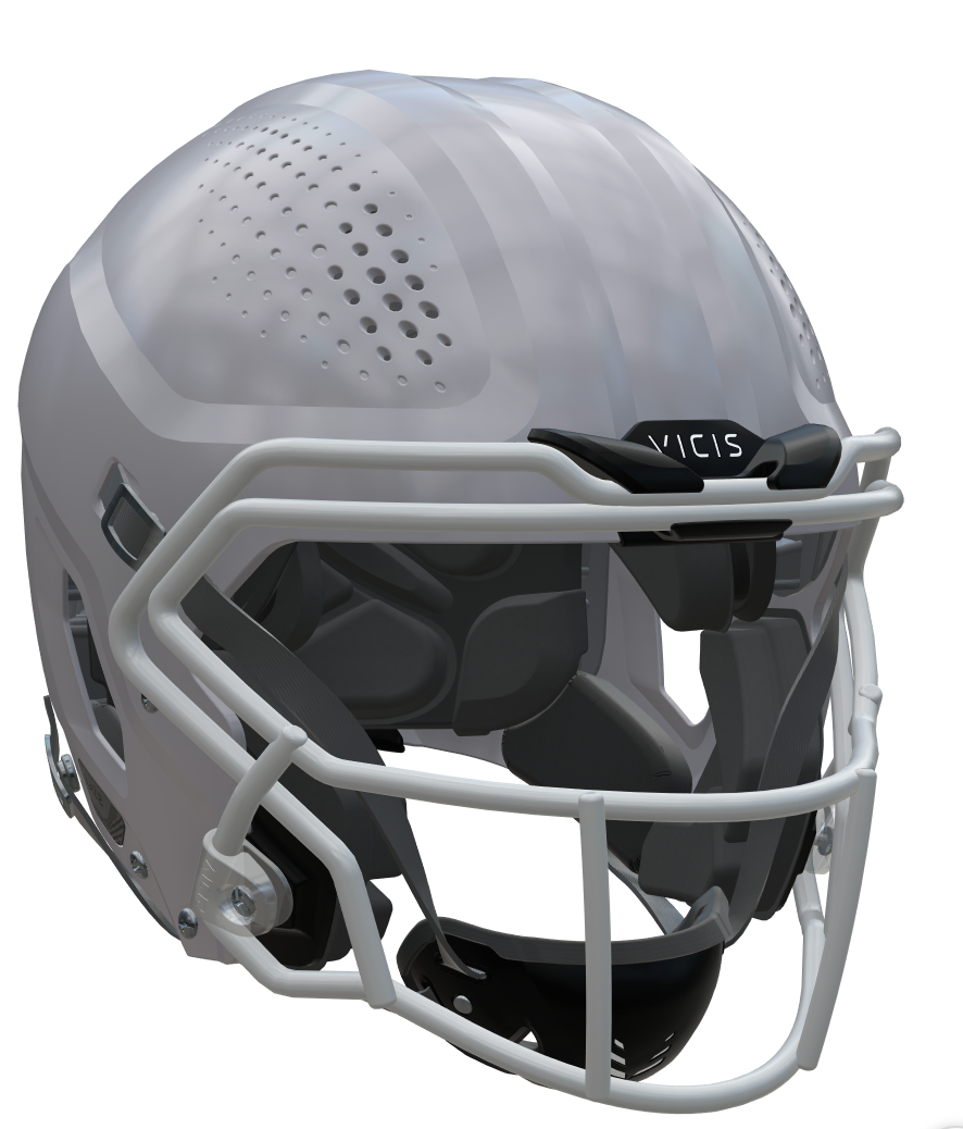battle football helmet visors VICIS ZERO2 Elite Trench Helmet w/ Titanium Guard and Oakley Edge Clea – OneTEAM Sports
