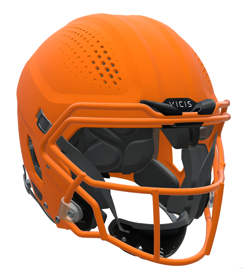 clear shell football helmet uniwatch VICIS ZERO2 Elite Trench Helmet w/ Titanium Guard and Oakley Edge Clea – OneTEAM Sports