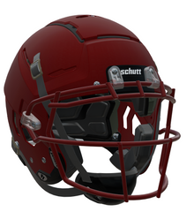 F7 2.0 COLLEGIATE Football Helmet w/ Attached Carbon Steel Guard and Standard Hardware