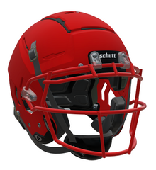 Schutt Youth F7 LX1 Football Helmet with Attached Carbon Steel Faceguard