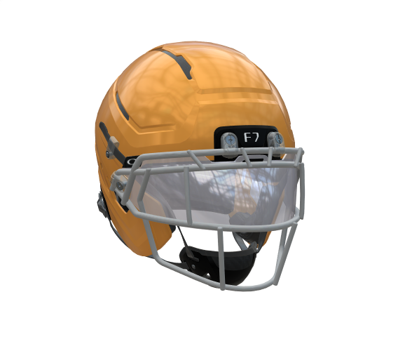Schutt F7 PRO QB Football Helmet w/attached TI Faceguard