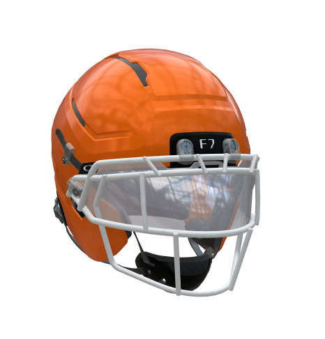 Schutt F7 PRO QB Football Helmet w/attached TI Faceguard