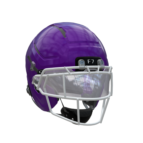 Schutt F7 PRO QB Football Helmet w/attached TI Faceguard