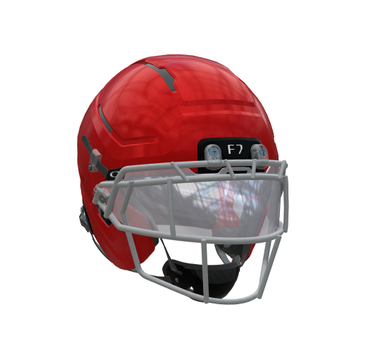 Schutt F7 PRO QB Football Helmet w/attached TI Faceguard