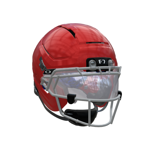 F7 AiR Youth ELITE - CTO- w/ Titanium Guard, Sm. Hardcup Chin Strap, Oakley Clear Visor