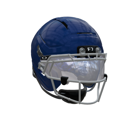 F7 AiR Youth ELITE - CTO- w/ Titanium Guard, Sm. Hardcup Chin Strap, Oakley Clear Visor