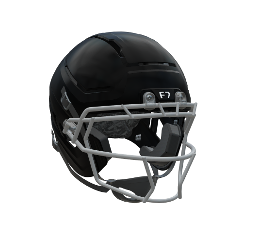 Schutt F7 AiR Youth - Stock Color Football Helmet Molded w/ attached Carbon Steel ROPO SW II Faceguard
